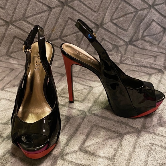 GUESS Women’s Sling Back Heel, SIZE 6M - Picture 3 of 4